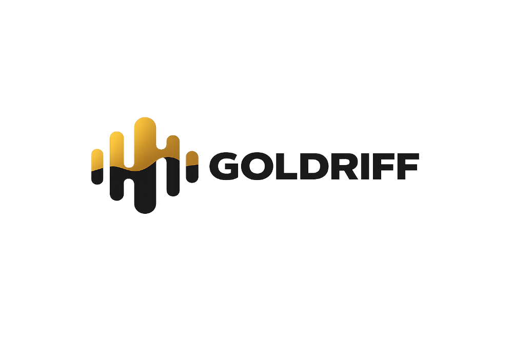 Goldriff logo with black and gold design on a white background