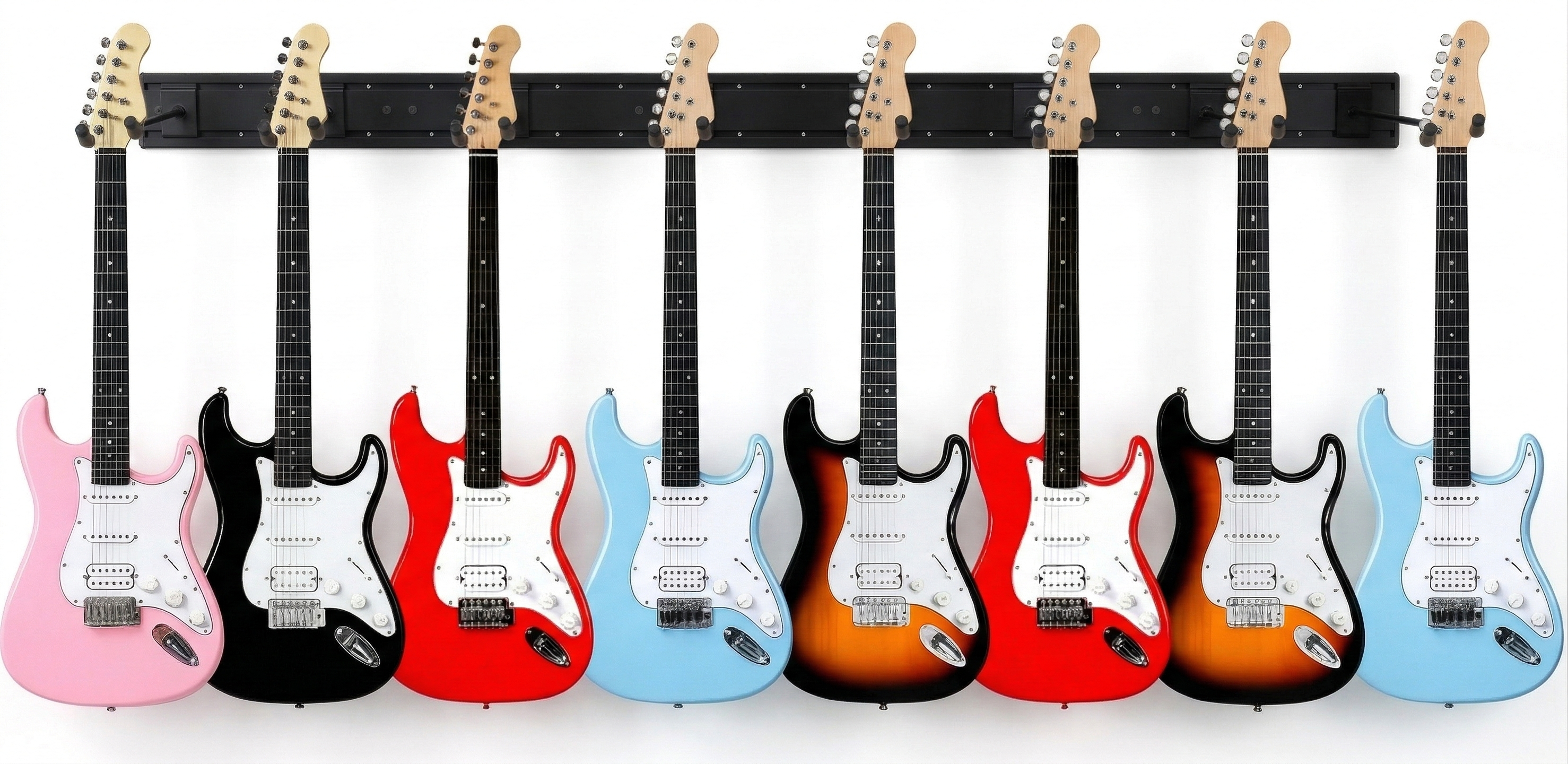 Guitar Wall Mount Hangers for Multiple Guitars