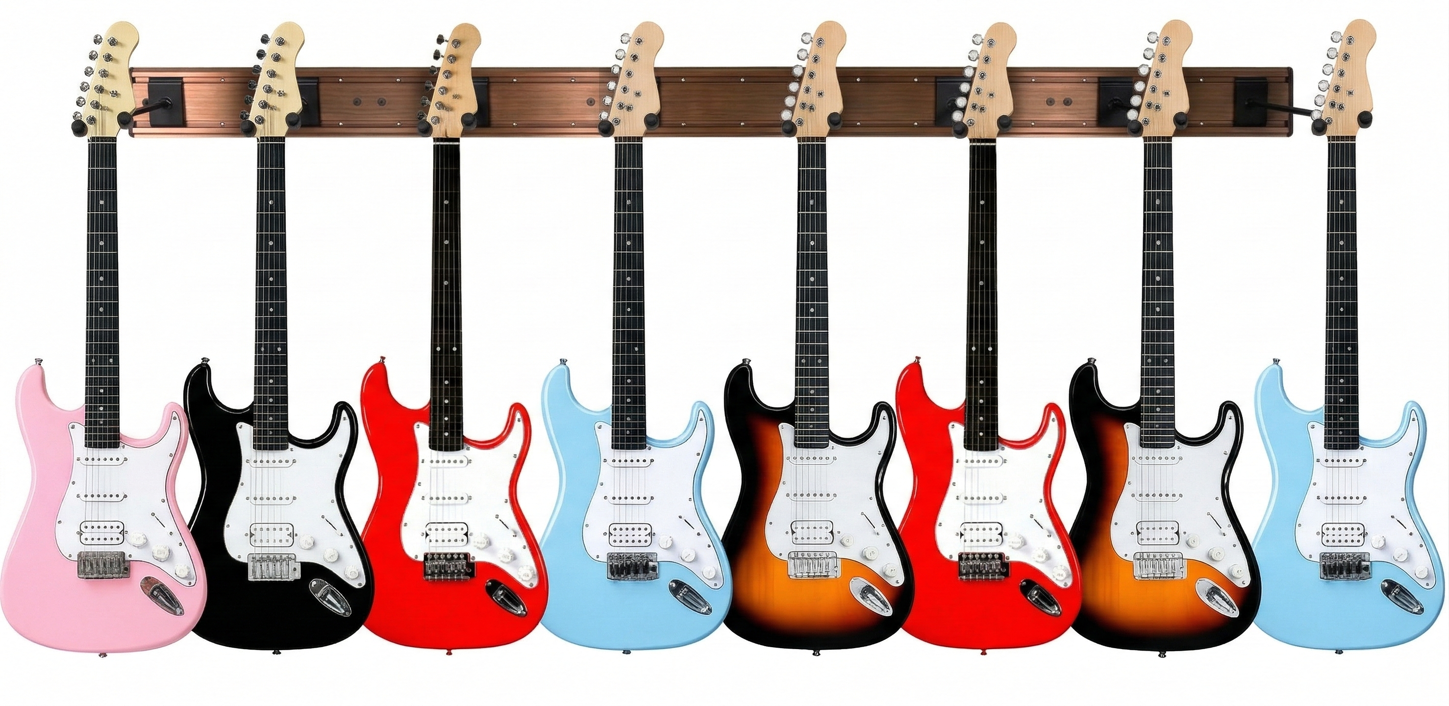 Guitar Wall Mount Hangers for Multiple Guitars