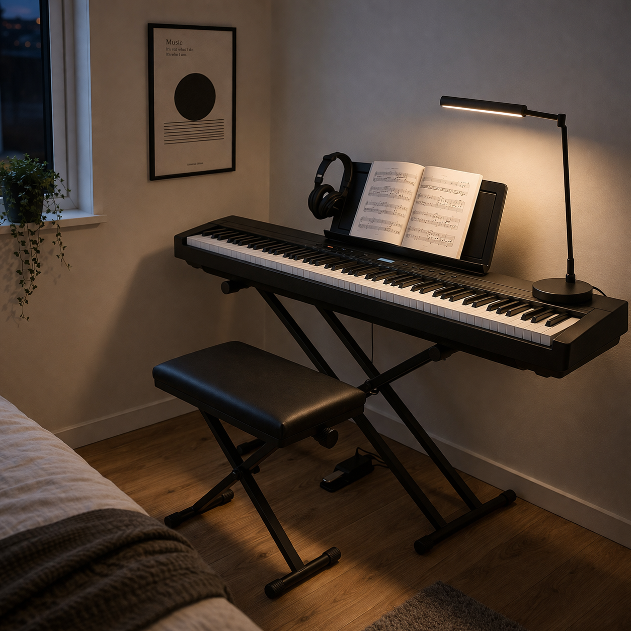 GOLDRIFF 88-Key Graded Hammer Action Keyboard