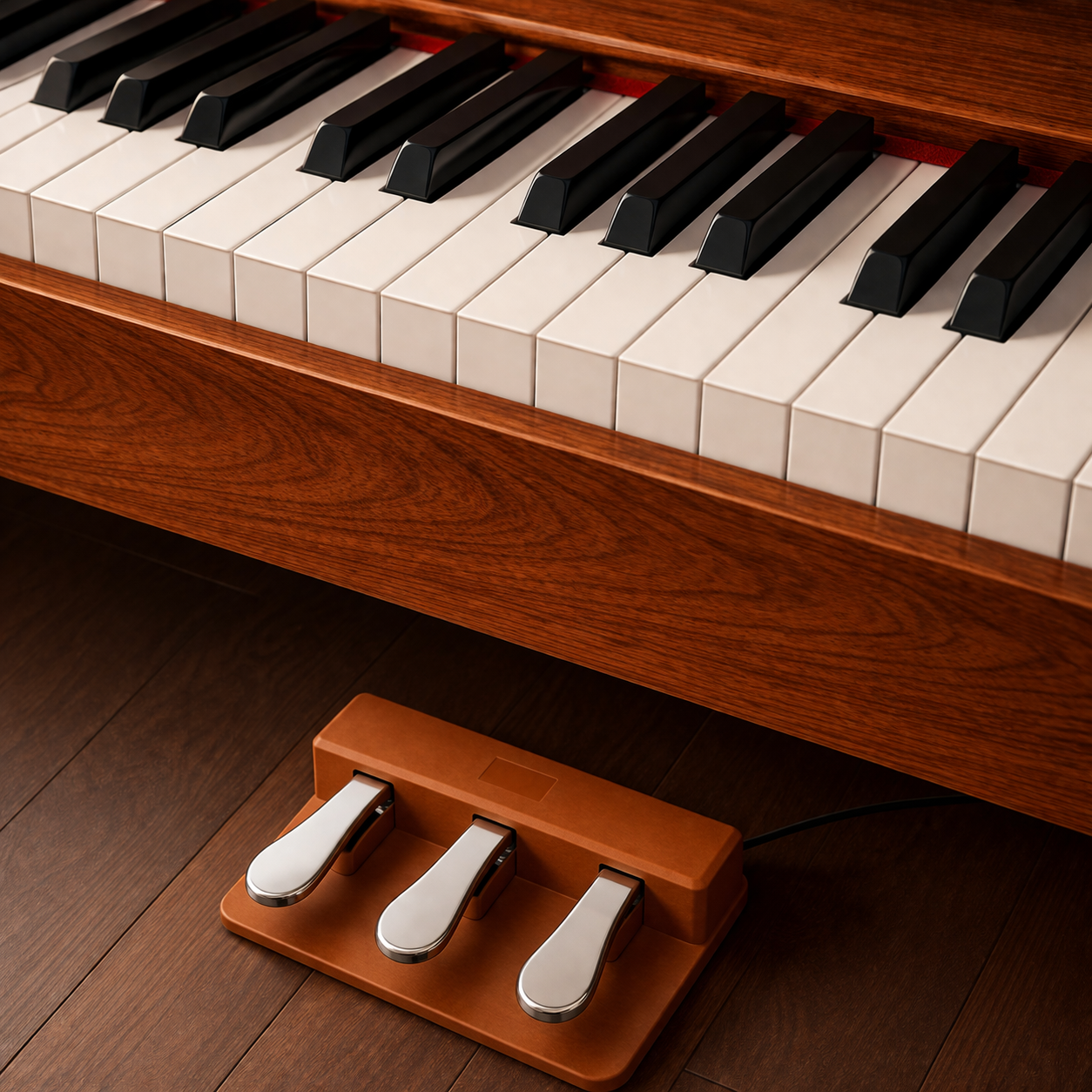 GOLDRIFF 88-Key Wood-Grain Digital Piano — Built for Beginners, Designed for the Home